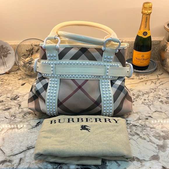 Burberry Handbag Limited Edition Studded Rachel Hand Bag - Burberry Genuine - Picture 1 of 16